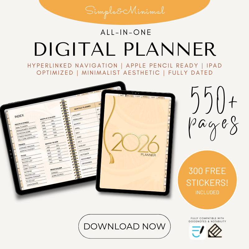2026 Digital Planner