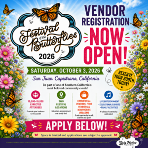 Festival of Butterflies Vendor Registration